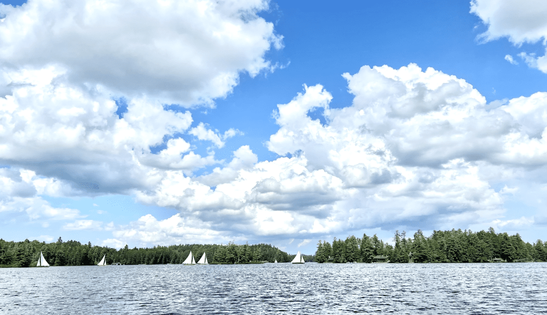 Idem Sailboat Races on Upper St. Regis Lake