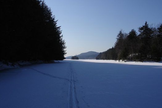 Cross Country Skiing at Indian Lake, Adirondack Park